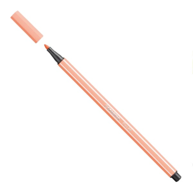 Caneta Stabilo Pen 68/26 Salmao